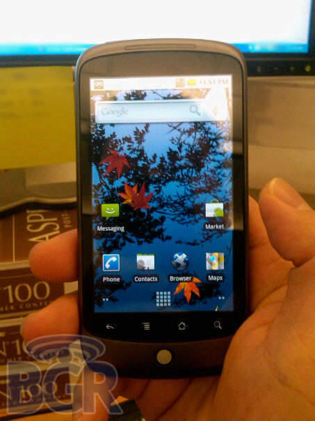 Google Nexus One Phone Screen